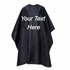 CUSTOM TEXT Hair Cutting Barber Cape Stylist Apron